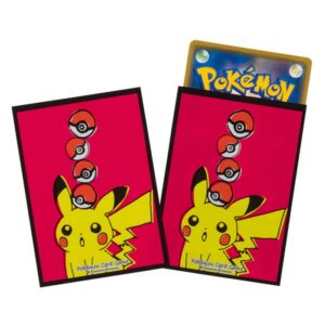 Deck shield "Pikachu drawing" 64 pieces [Supply] - [Supply]