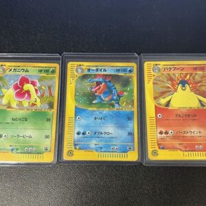 ◆Set of 3◆Winning book included Meganium/Ordile/Bakufuun (Triple Get Campaign/Pokémon Card e) [P/P/P]012/P+013/P+014/P [Others]