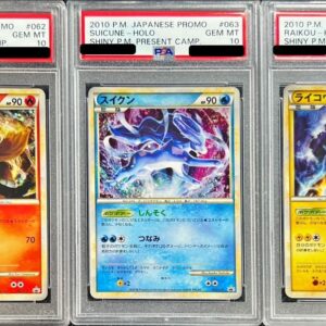 [PSA 10 Graded]◆Set of 3◆Entei/Suicune/Raikou [P/P/P]062/L-P+063/L-P+064/L-P [Others]
