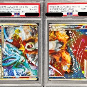 [PSA 10 Graded] Suicune & Entei LEGEND [☆]065/080+066/080 [Others]