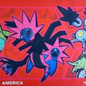 [NM-]Playmat "Overseas/Paradox (Red background/STAFF/LATIN AMERICA logo)" [Supply]- [[NM-]Supply]