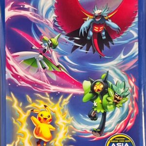 Deck Shield "Pikachu & Ogapon & Tetsunobujin & Todorokutsuki (ASIA CS 2023-24)" 64 pieces [Supply] - [Supply]