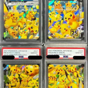[PSA 10 Graded] Pikachu V-UNION (25th/4 pieces set) [RRR] 025/028~028/028 [Other]