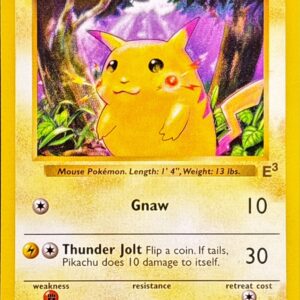 [Light Played] Pikachu (Unopened/English version/Red cheek/Shadowless/E3 foil stamping) [●]58/102 [[Light Played] Overseas version]