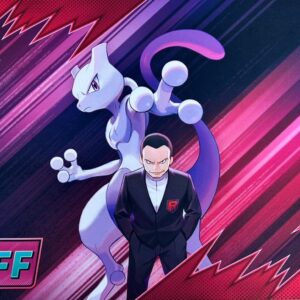 Playmat "Overseas/Sakaki & Mewtwo (STAFF/REGIONAL logo)" [Supply] - [Supply]