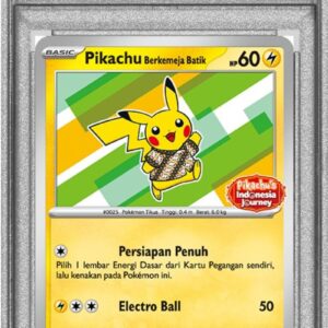 [PSA 10 Graded] Pikachu in batik shirt (Pikachu pattern green) [P]101/SV-P [Others]