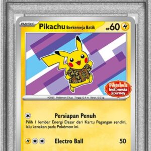 [PSA 9 certified] Pikachu in batik shirt (Natio pattern) [P]154/SV-P [Others]