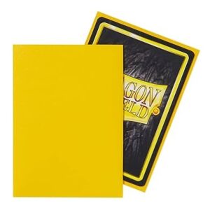 Dragon Shield Mat (Yellow) 100 pieces (66 x 91) [Supplies]- [Supplies (Others)]