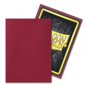 Dragon Shield Mat (Blood Red) 100 pieces (66 x 91) [Supplies]- [Supplies (Others)]