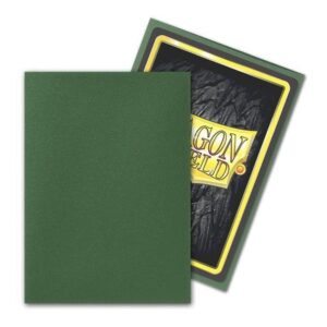 Dragon Shield Mat (Forest Green) 100 pieces (66 x 91) [Supplies]- [Supplies (Others)]