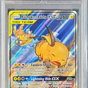 [PSA 10 Graded] Raichu & Alolan Raichu GX (SA specification/English version) [-]221/236 [Other]