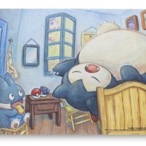 Playmat "Overseas/Gombe & Snorlax (Van Gogh)" [Supply] - [Supply]