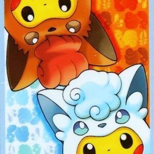 [NM-] Deck Shield “Alolan Vulpix & Vulpix Poncho Pikachu (Special BOX)” 64 pieces [Supply]- [[NM-]Supply]