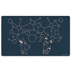 [Light Played] Playmat "Overseas/ESPEON & UMBREON STARRY CONSTELLATIONS" [Supply] - [[Light Played] Supply]