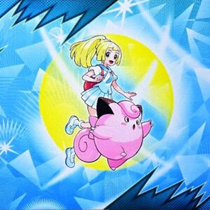 [NM-]Playmat “Overseas/Lillie & Pippi (REGIONAL logo)” [Supply]- [[NM-]Supply]