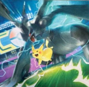 Playmat "Overseas/Pikachu & Zekrom (Muji/REGIONAL logo)" [Supply] - [Supply]