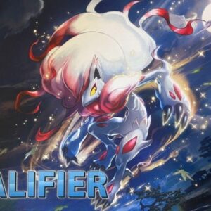 [Light Played] Playmat "Overseas/Jade Zoroark (QUALIFIER)" [Supply] - [[Light Played] Supply]