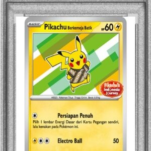 [PSA 8 certified] Pikachu in batik shirt (Pikachu pattern green) [P]101/SV-P [Others]