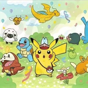 Playmat "Overseas/Enjoy POKEMON TOWN (Pikachu)" [Supply] - [Supply]