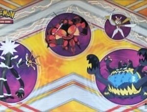 [Light Played] Playmat "Overseas/Ultra Beast (Denjumoku & Massive Boon & Kamitsurugi & Akuji King)" [Supply] - [[Light Played] Supply]